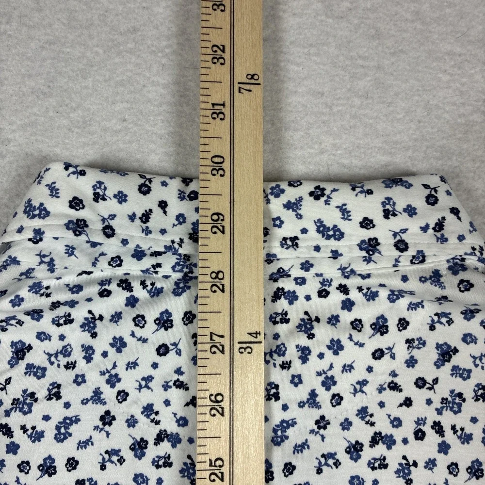 Polo Ralph Lauren Polo Shirt White Blue Floral Print Preppy Men 2XB Big Cotton
